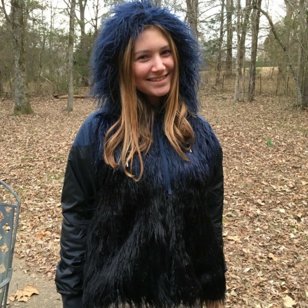 NIKE NikeLab X Sacai Plush Jacket coat small